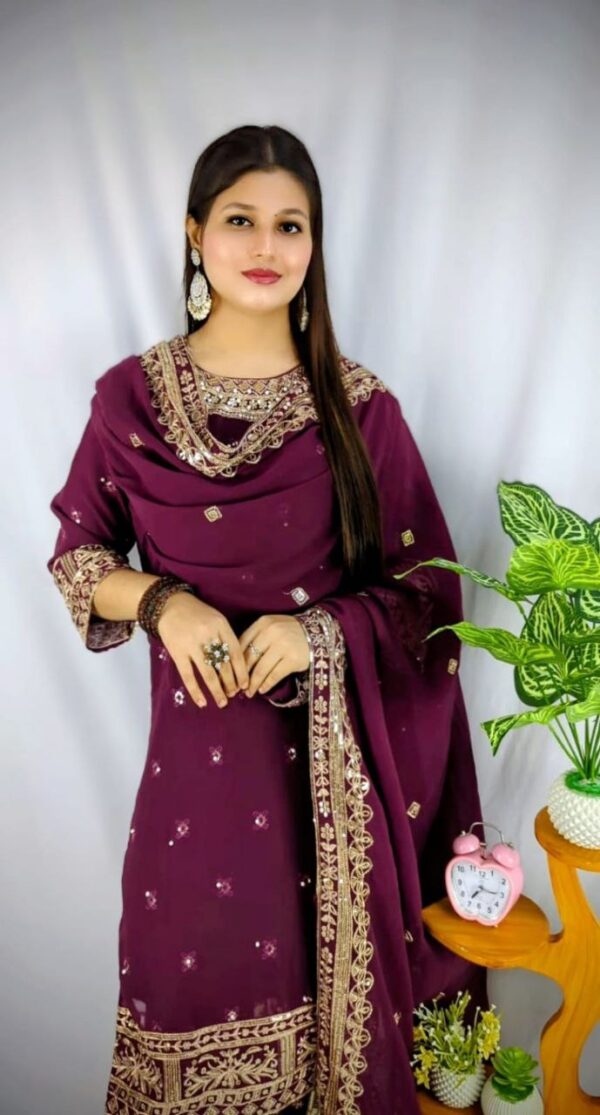 Premium Weightless Georgette Gharara - Image 6