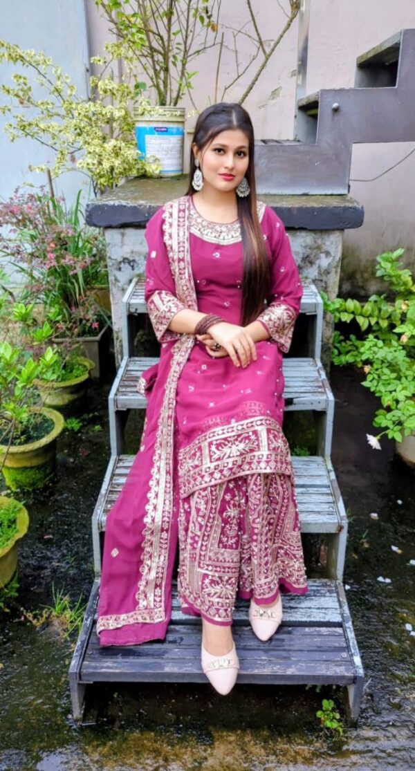 Premium Weightless Georgette Gharara - Image 8