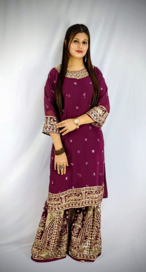 Premium Weightless Georgette Gharara - Image 11